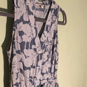 Gap Striped Floral Dress